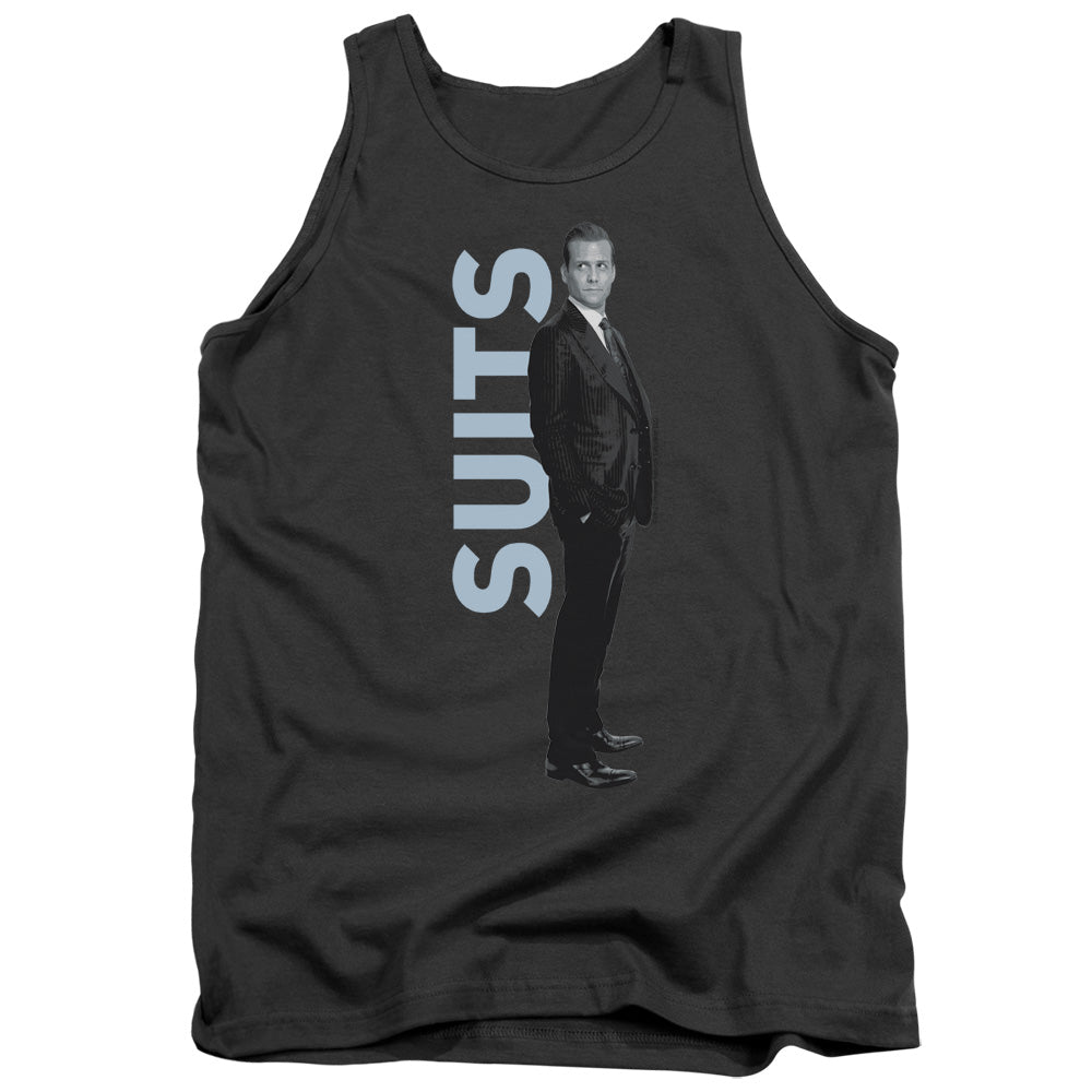 Suits/suit Standing - Adult Tank - Charcoal