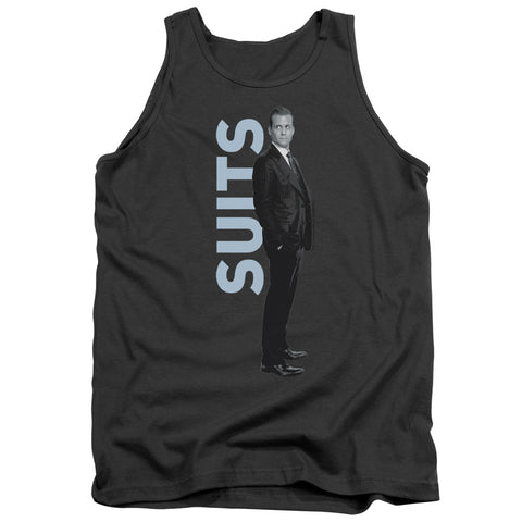 Suits/suit Standing - Adult Tank - Charcoal