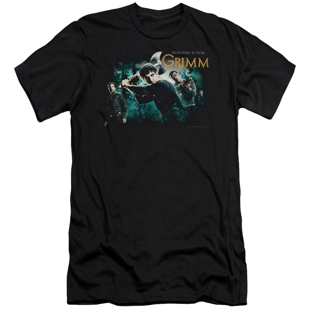 Grimm/storytime Is Over - S/s Adult 30/1 - Black - Md - Black