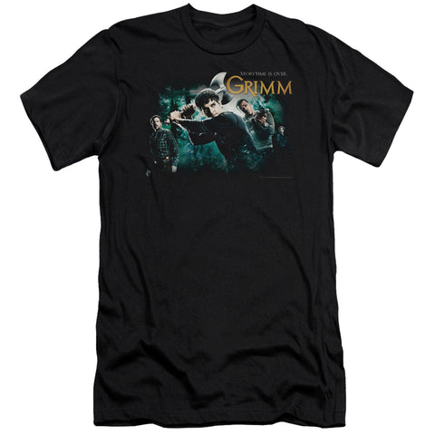 Grimm/storytime Is Over - S/s Adult 30/1 - Black - Md - Black