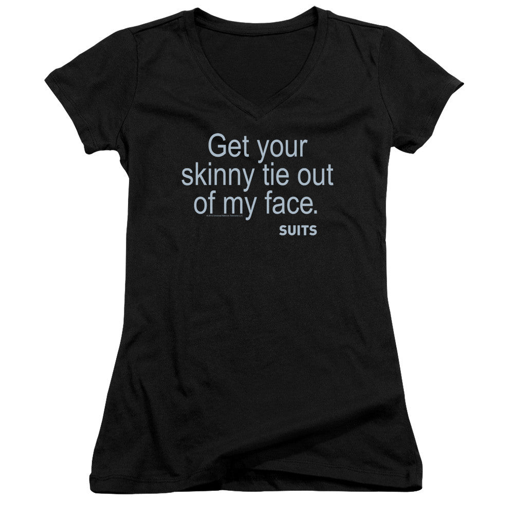 Juniors Sheer Cap Sleeve V-Neck