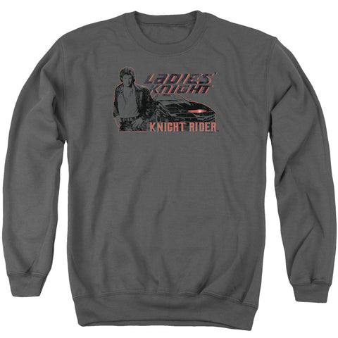 Knight Rider/ladies Knight - Adult Crewneck Sweatshirt - Charcoal