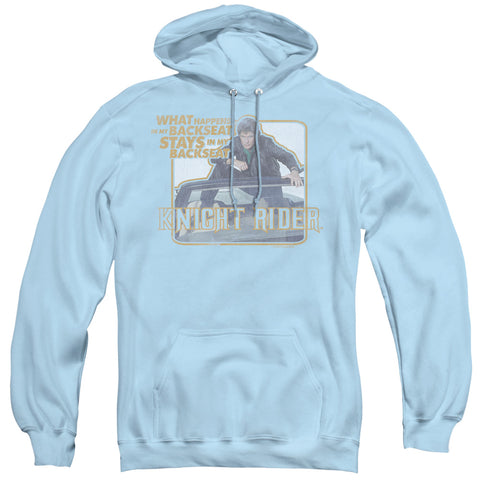 Knight Rider/back Seat - Adult Pull-over Hoodie - Light Blue