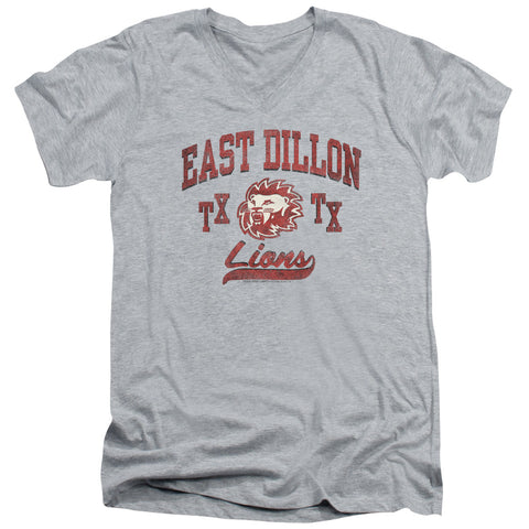 Friday Night Lights/athletic Lions - S/s Adult V-neck 30/1 - Athletic Heather
