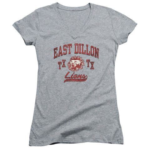 Juniors Sheer Cap Sleeve V-Neck