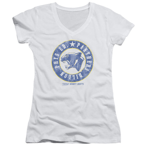 Juniors Sheer Cap Sleeve V-Neck