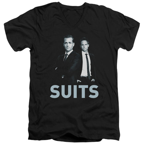 Suits/partners - S/s Adult V-neck - Black
