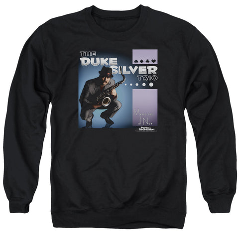 Parks And Rec/album Cover - Adult Crewneck Sweatshirt - Black