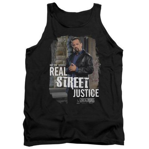 Law And Order Svu/street Justice-adult Tank-black