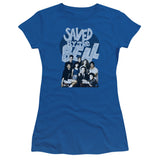 Juniors Sheer Cap Sleeve