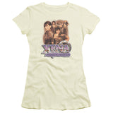 Juniors Sheer Cap Sleeve