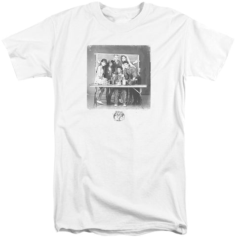 Saved By The Bell/class Photo-s/s Adult Tall-white