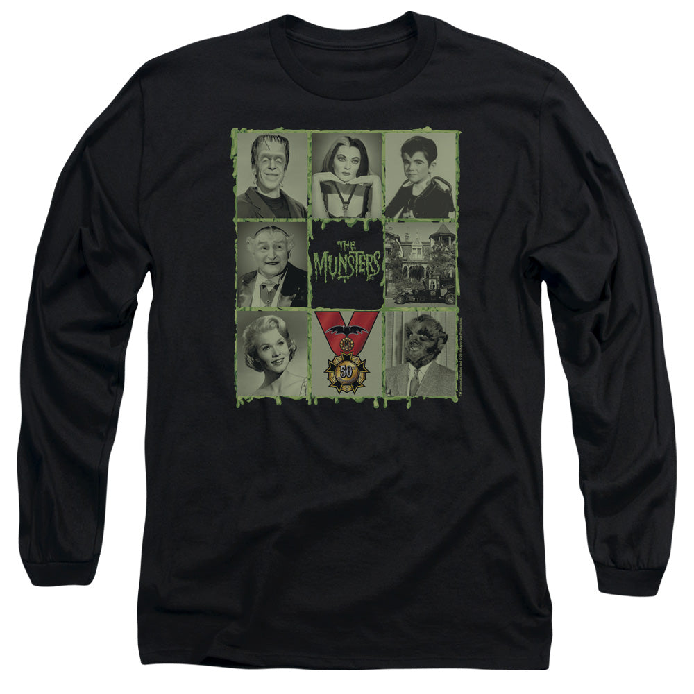 The Munsters/blocks-l/s Adult 18/1-black