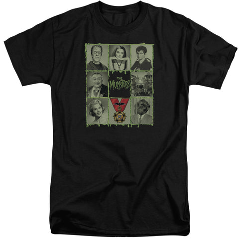 The Munsters/blocks-s/s Adult Tall-black