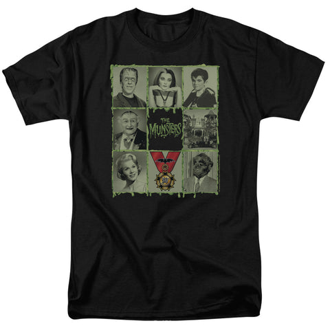 The Munsters/blocks-s/s Adult 18/1-black