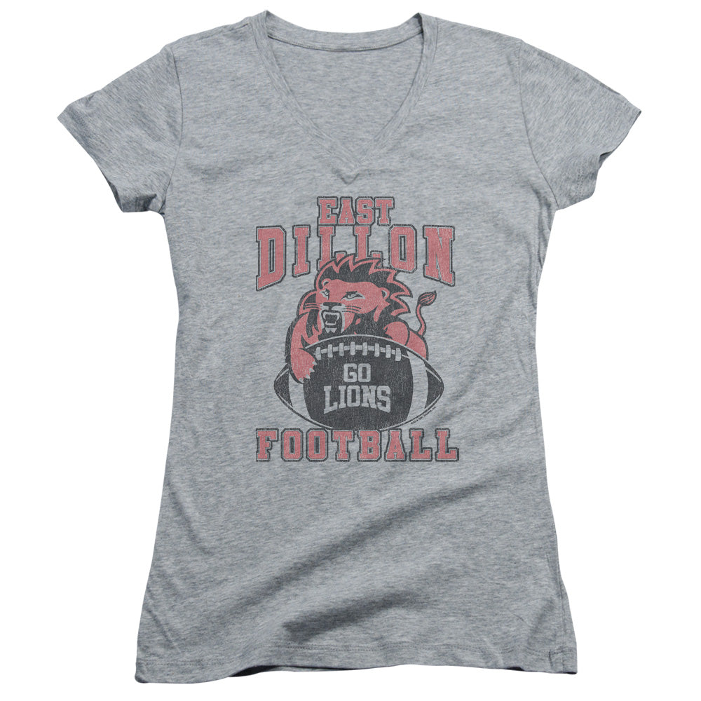 Juniors Sheer Cap Sleeve V-Neck
