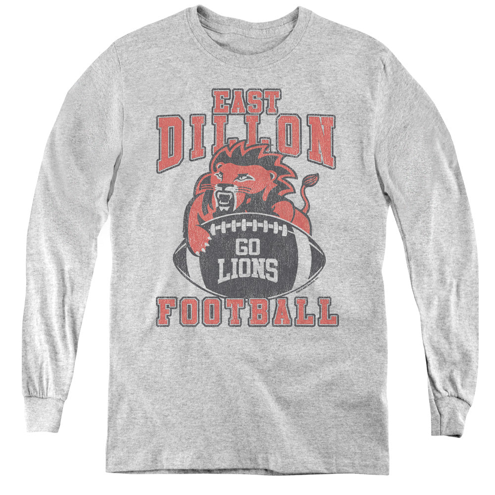 Friday Night Lights/go Lions - Youth Long Sleeve Tee - Heather - Md - Athletic Heather