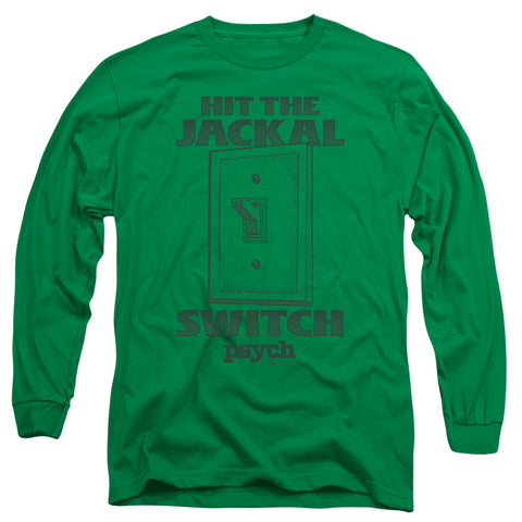 Psych/jackal Switch-l/s Adult 18/1-kelly Green
