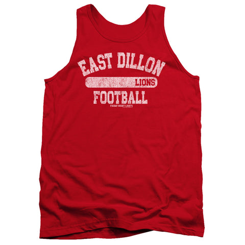 Friday Night Lights/lions Pill Box - Adult Tank - Red - Sm - Red