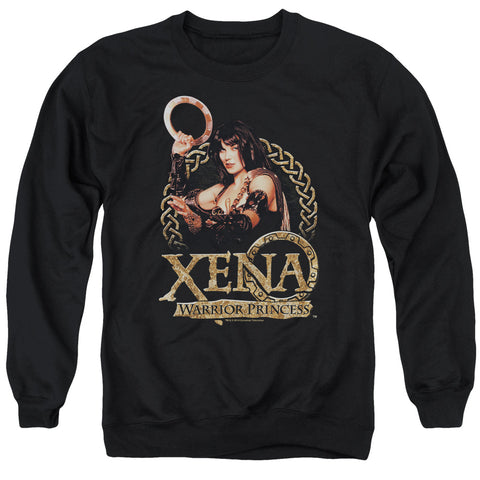 Xena/royalty - Adult Crewneck Sweatshirt - Black