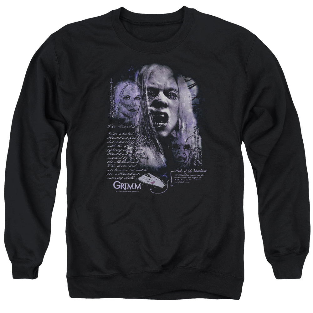 Grimm/lady Hexenbeast - Adult Crewneck Sweatshirt - Black