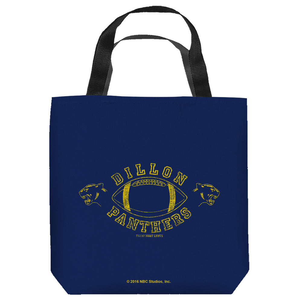 FRIDAY NIGHT LIGHTS-DILLION PANTHERS - TOTE BAG - 13x13