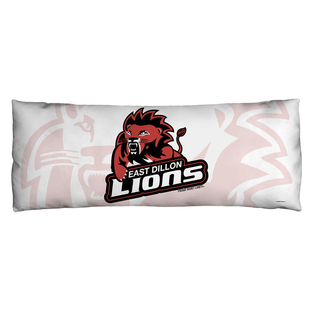 FRIDAY NIGHT LIGHTS-EAST DILLION LIONS - MICROFIBER BODY PILLOW - 18x54
