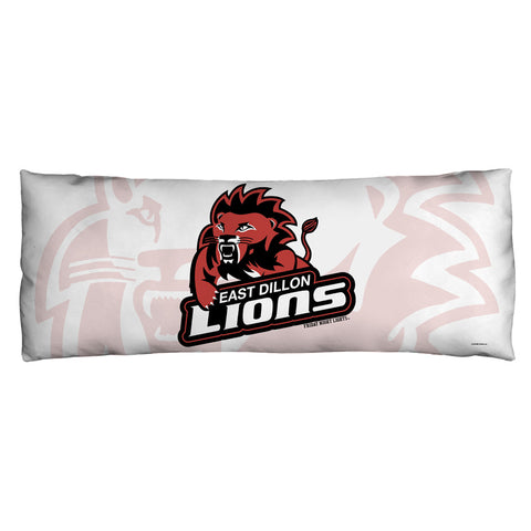 FRIDAY NIGHT LIGHTS-EAST DILLION LIONS - MICROFIBER BODY PILLOW - 18x54