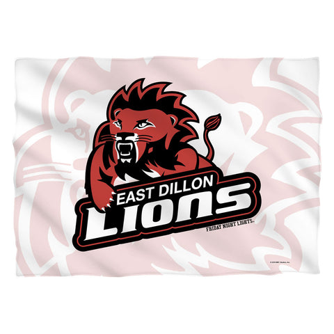 Friday Night Lights/lions (front/back Print)-pillow Case-white