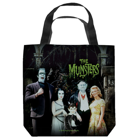 THE MUNSTERS-THE FAMILY - TOTE BAG - 13x13