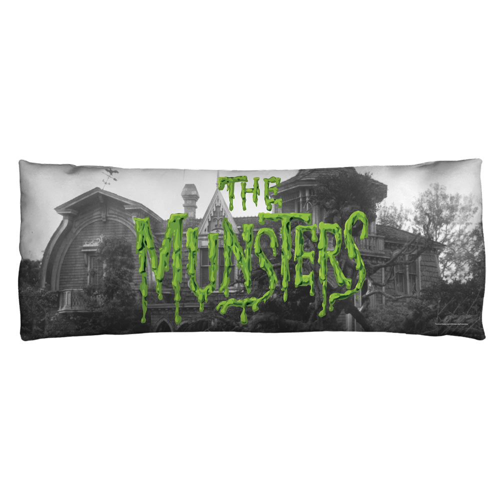 THE MUNSTERS-LOGO - MICROFIBER BODY PILLOW - 18x54