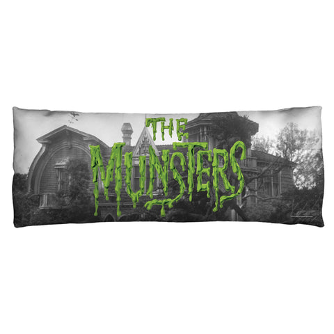 THE MUNSTERS-LOGO - MICROFIBER BODY PILLOW - 18x54