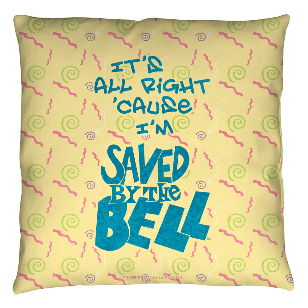 Saved By The Bell/all Right - Throw Pillow