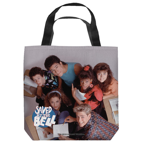 SAVED BY THE BELL-GROUP SHOT - TOTE BAG - 16x16