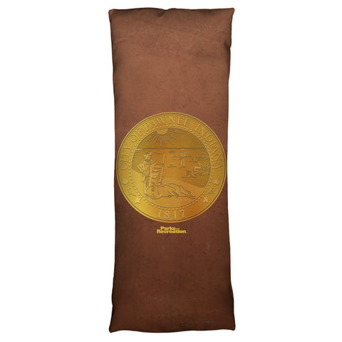 PARKS AND REC-PAWNEE SEAL - MICROFIBER BODY PILLOW - 18x54