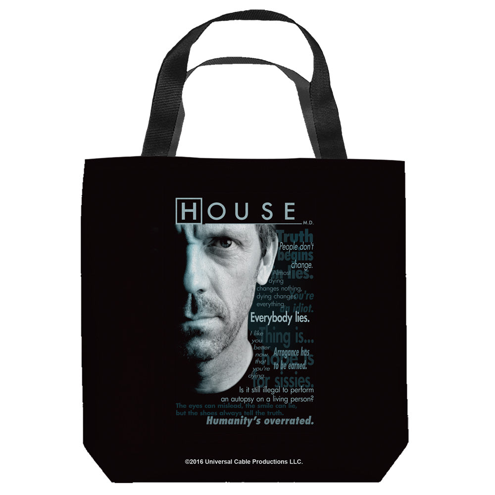HOUSE-HOUSEISMS - TOTE BAG - 16x16
