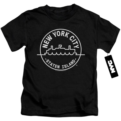 New York City/see Nyc Staten Island-s/s Juvenile 18/1-black