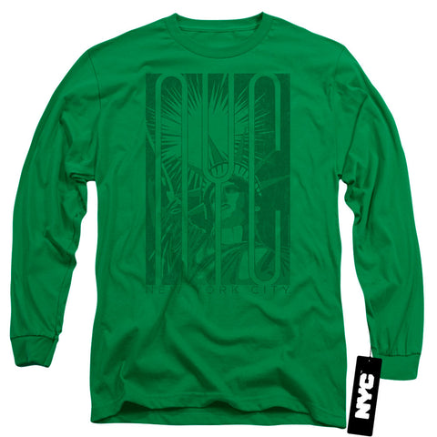 New York City/liberty-l/s Adult 18/1-kelly Green