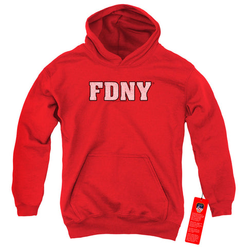 New York City/fdny-youth Pull-over Hoodie-red