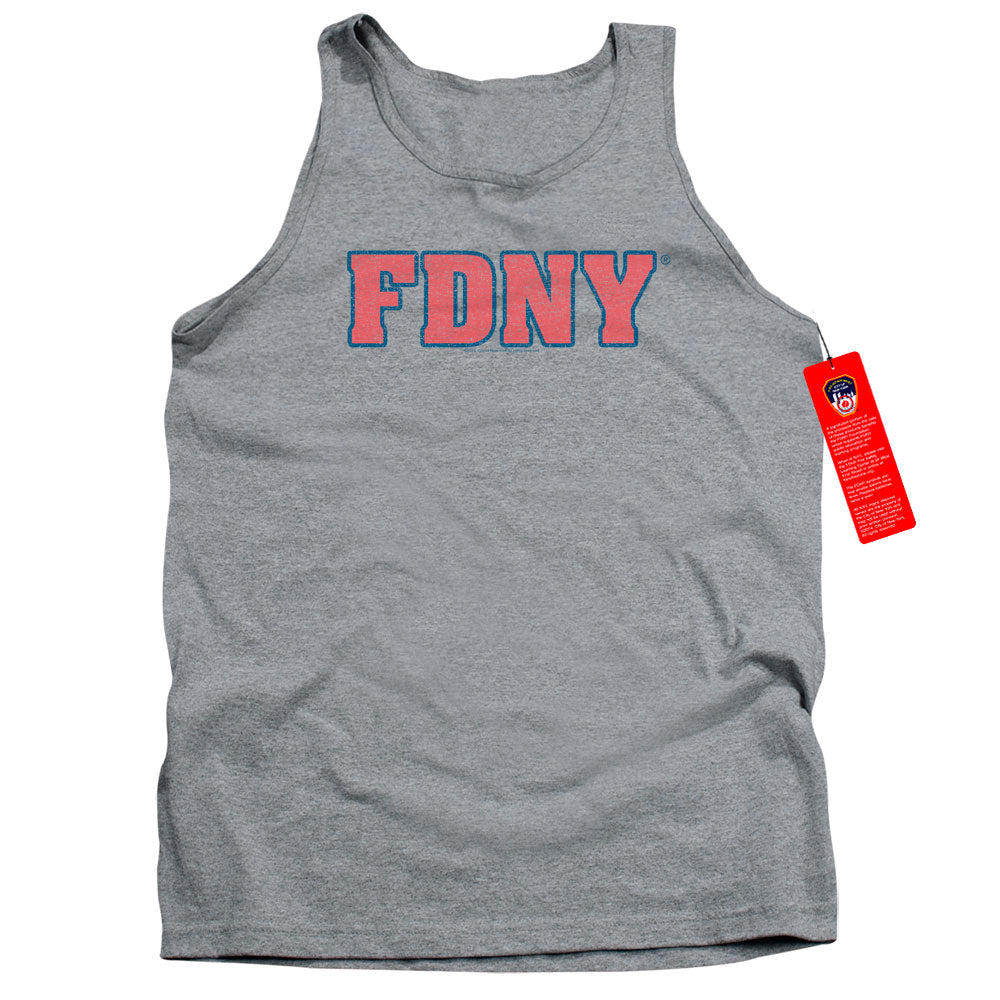 New York City/fdny-adult Tank-athletic Heather