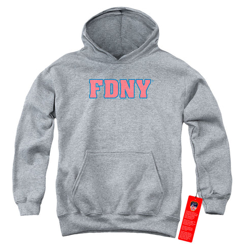 New York City/fdny-youth Pull-over Hoodie-athletic Heather