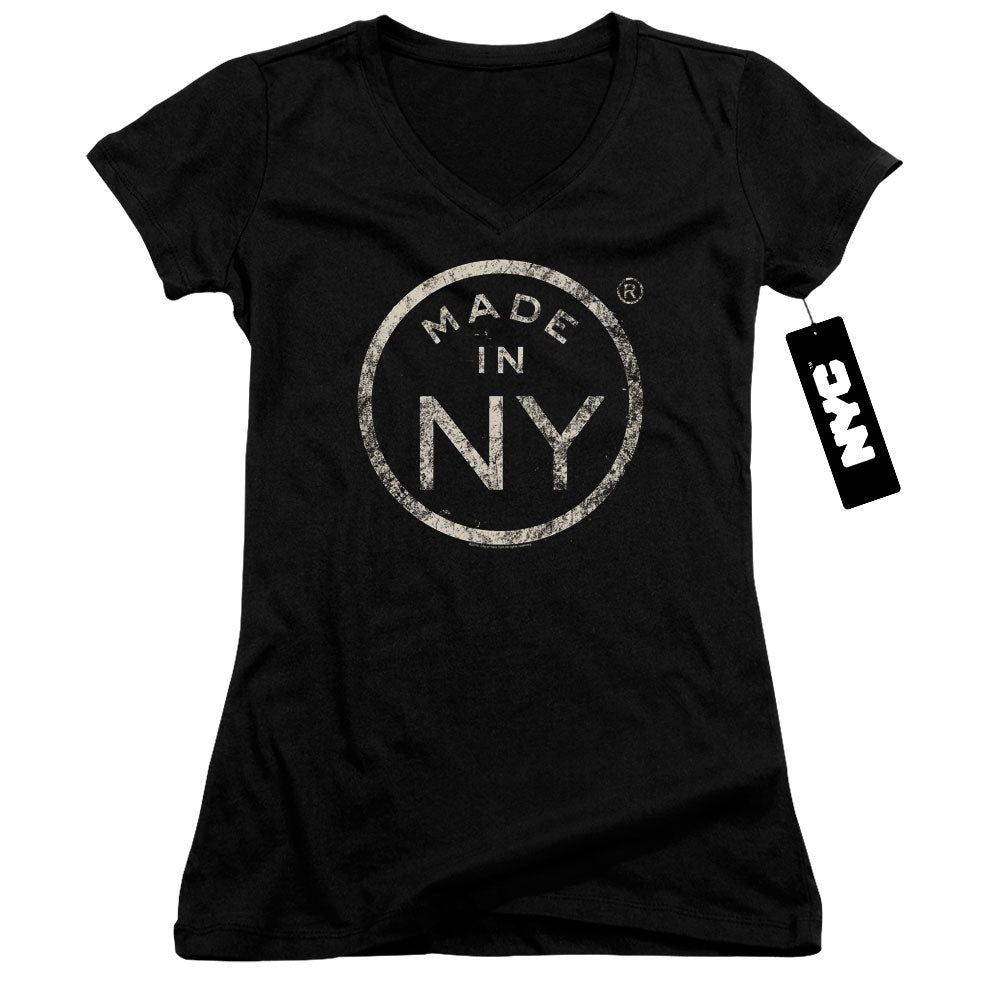 New York City/ny Made-junior V-neck-black
