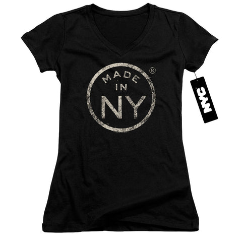 New York City/ny Made-junior V-neck-black