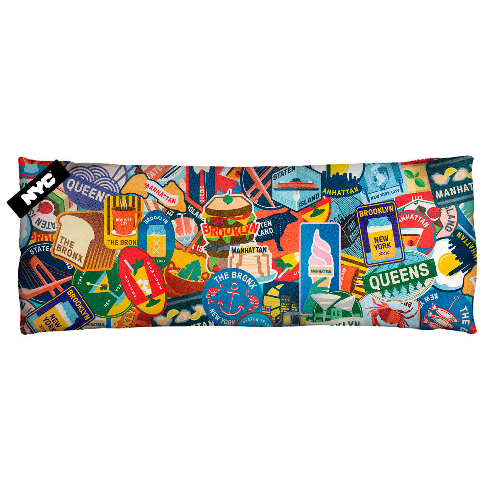 New York City/eating Nyc - Microfiber Body Pillow
