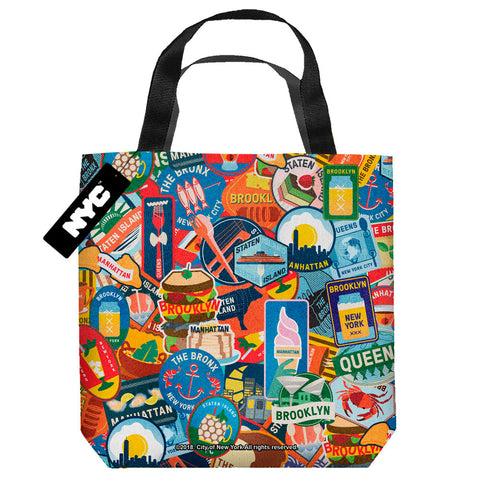 New York City/eating Nyc - Tote Bag