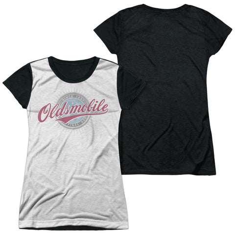 Junior Cap Sleeve 100% Poly Black Back