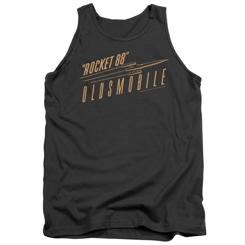 Oldsmobile/retro 88-adult Tank-charcoal