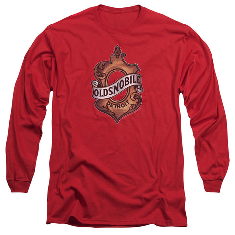Oldsmobile/detroit Emblem-l/s Adult 18/1-red
