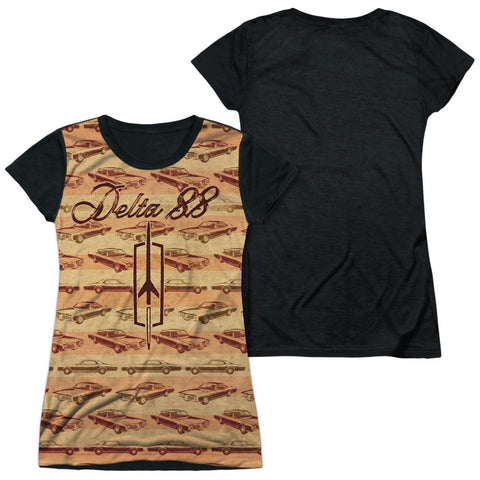 Junior Cap Sleeve 100% Poly Black Back