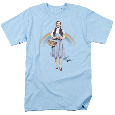 Wizard Of Oz/over The Rainbow-s/s Adult 18/1-light Blue